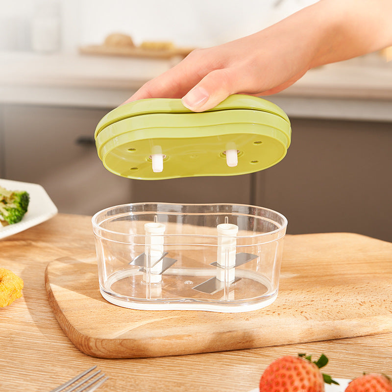 Household Multi-function Hand Push Garlic Press Kitchen Gadgets